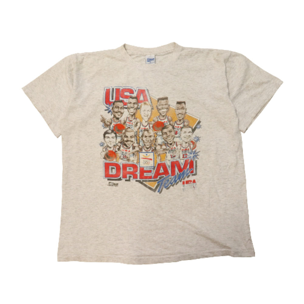 Vintage 1992 Olympic Salem USA Dream Team Graphic T-Shirt Size XL